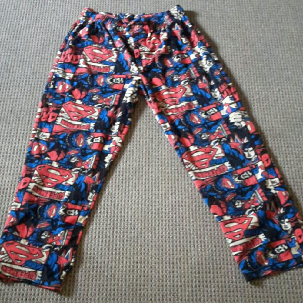 Men's Large Superman Pajama pants
